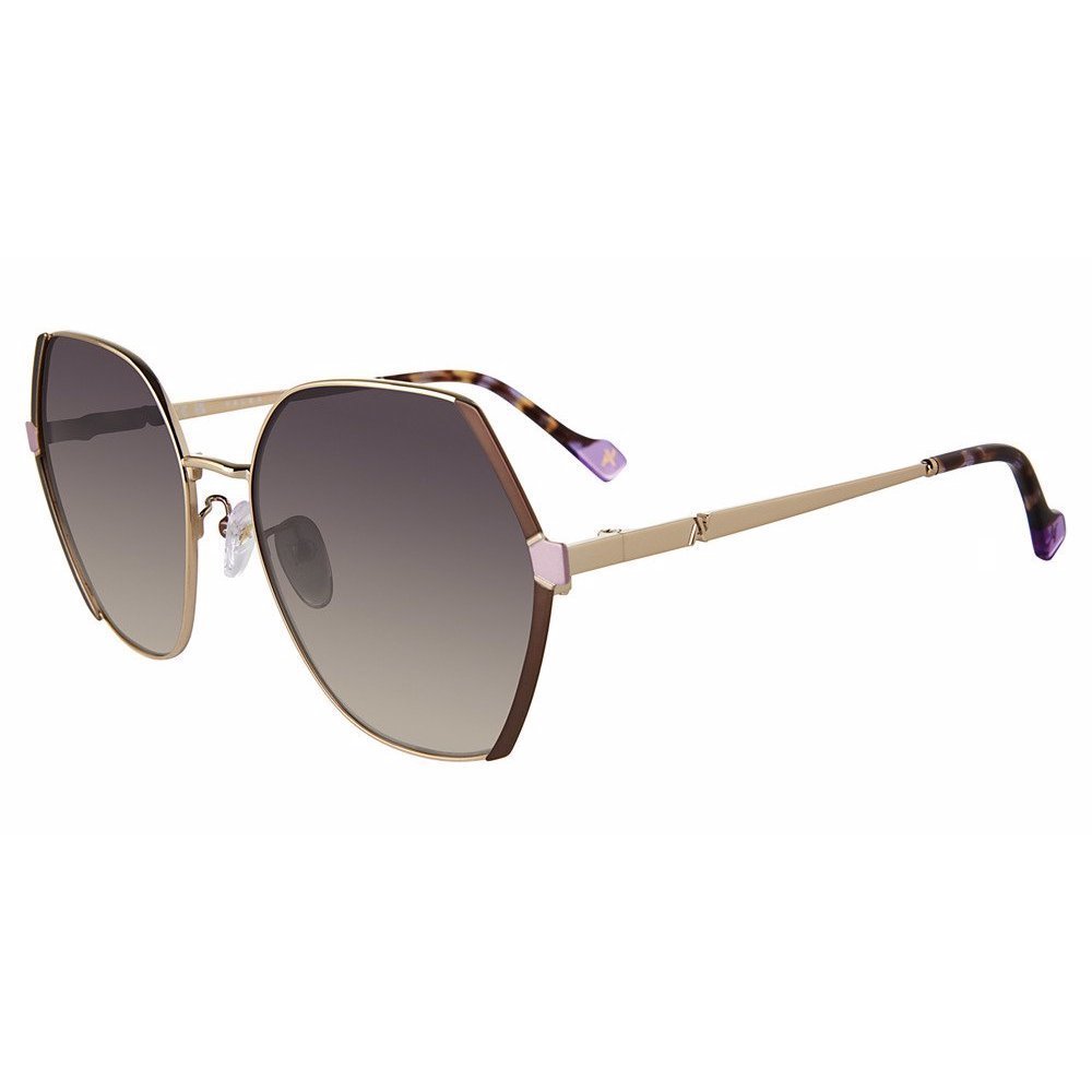 YALEA SUN SYA101 Sunglasses CAMEL-08FE 58mm